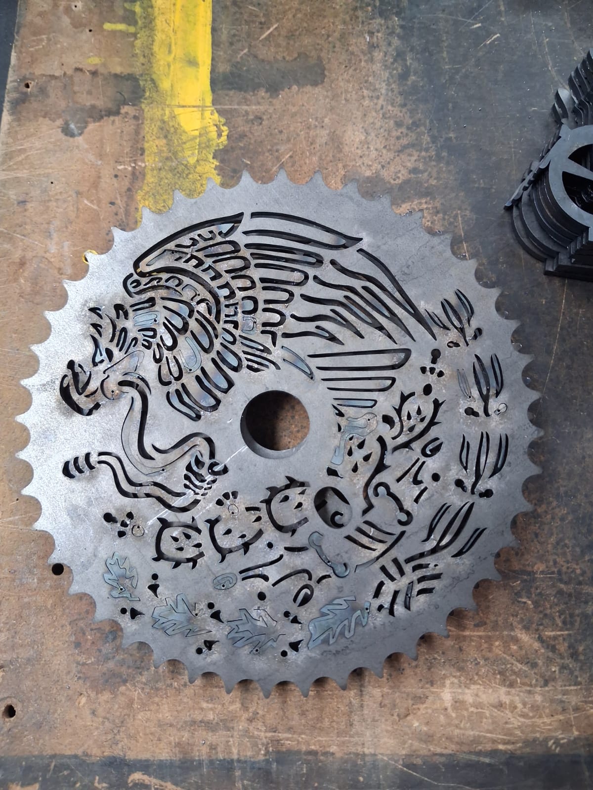Estrella Bicicleta en acero metal